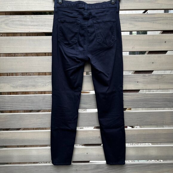 L'AGENCE Margot Skinny High Rise Jean in METRO (Dark Blue-Black), Size 26 ExcCon - Picture 6 of 9